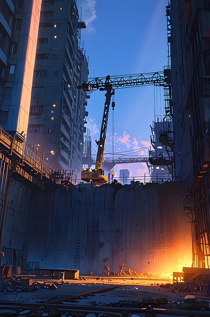 Download free HD stock image of Ai Generated Construction Free ai generated construction building illustration