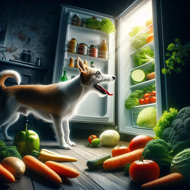 Download free HD stock image of Ai Generated Dog Free ai generated dog refrigerator illustration