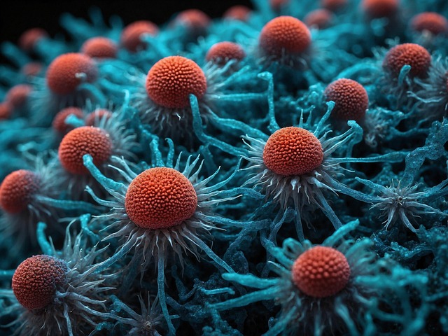 Free ai generated spore mycology illustration