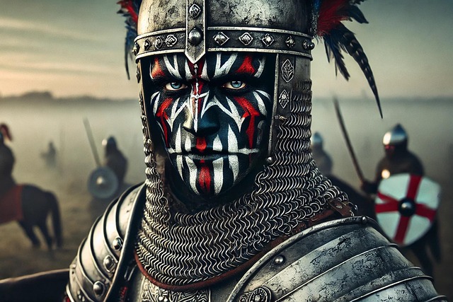 Free ai generated knight warrior illustration