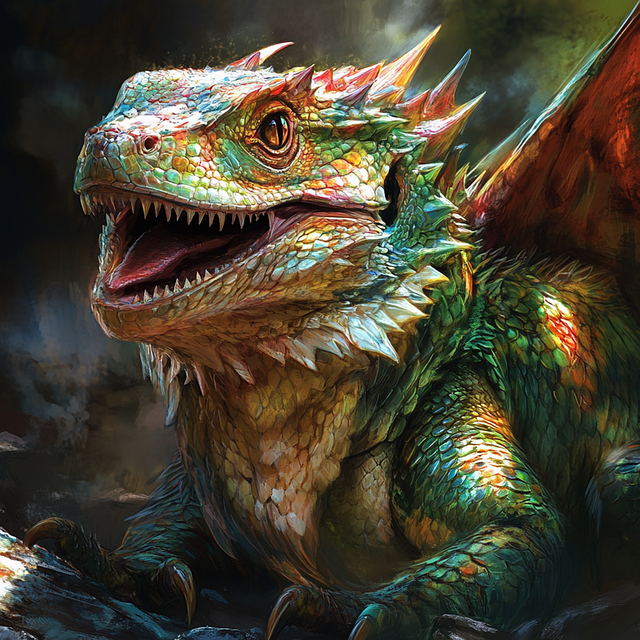 Download Ai Generated, Dragon, Lizard. Royalty-Free Stock Illustration ...