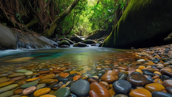 Woud, Rivier, Waterval