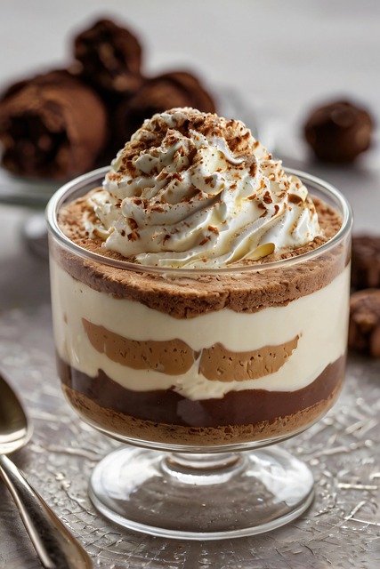 Free ai generated chocolate dessert illustration