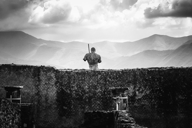 Monument, Pompei, Italia, Munţi