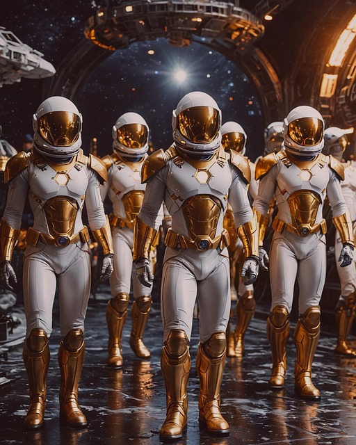 Download free HD stock image of Ai Generated Soldiers Free ai generated soldiers sci-fi illustration