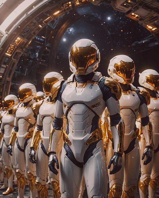 Download free HD stock image of Ai Generated Soldiers Free ai generated soldiers sci-fi illustration
