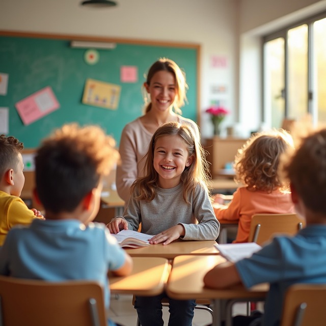 Free ai generated students happy pupils illustration