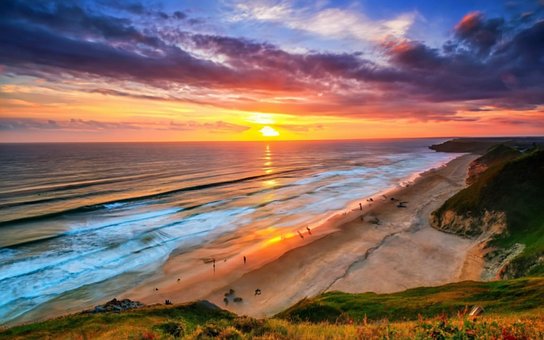 Free Sunset Ocean photo and picture
