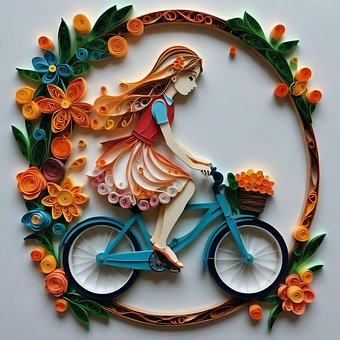 Free Papercraft Girl illustration and picture