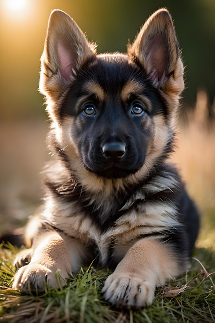 Download free HD stock image of Ai Generated Puppy Free ai generated puppy german shepard illustration