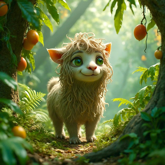 Free ai generated beautiful creature illustration