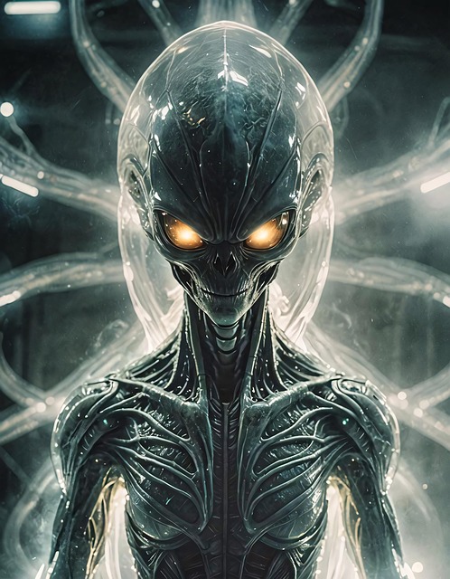 Download free HD stock image of Ai Generated Alien Free ai generated alien space illustration