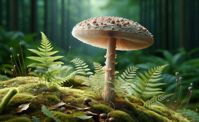 Free mushroom toadstool fungus illustration