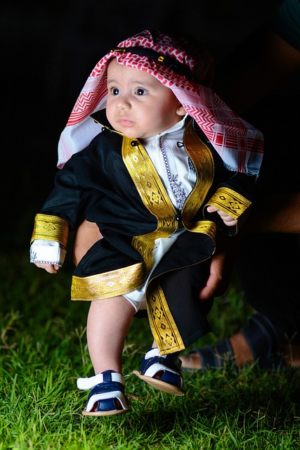 Free Baby In Traditional Attire photo and picture