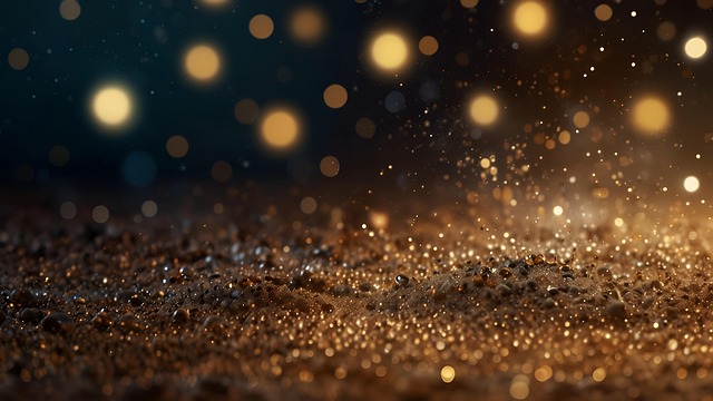 Free ai generated glitter christmas illustration