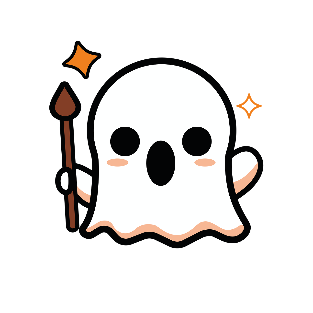 Download Halloween Ghost Kawaii Royalty Free Stock Illustration Download halloween ghost kawaii royalty free stock illustration