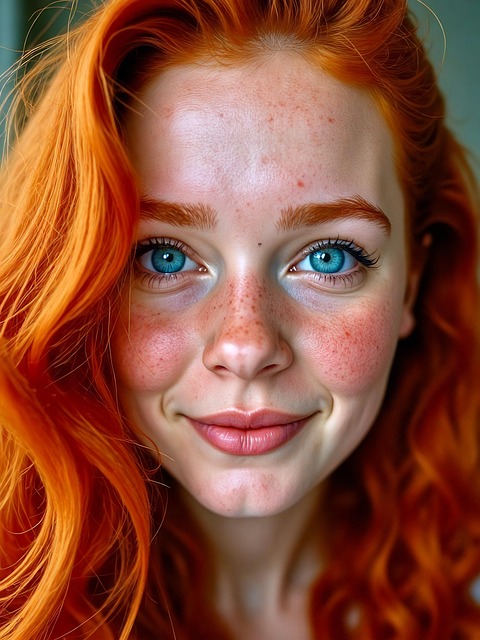 Free Redhead Beauty illustration and picture