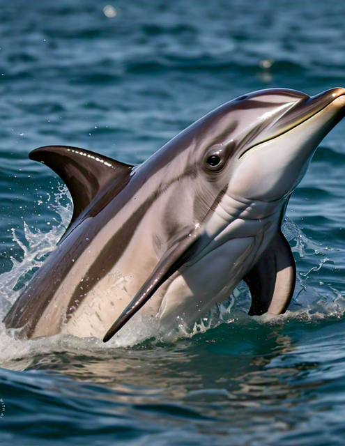 Free fishing nature dolphin illustration