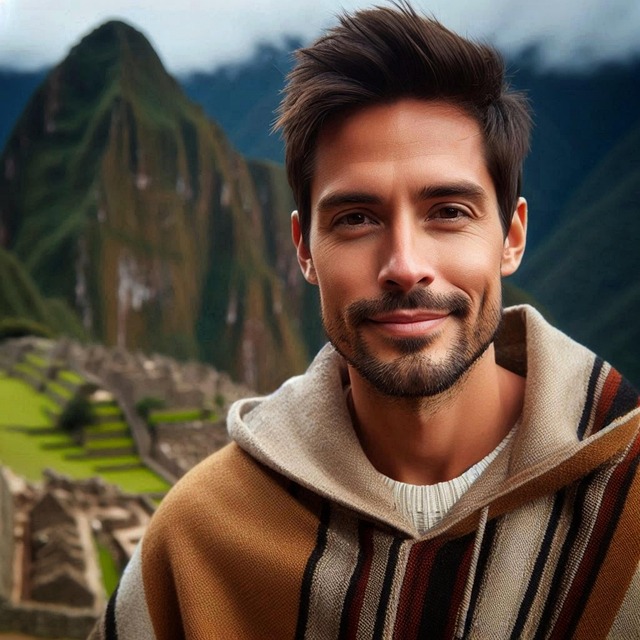 Free ai generated nature machu picchu illustration