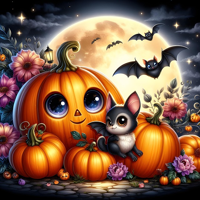 Halloween, Saisonal, Thema, Kürbis