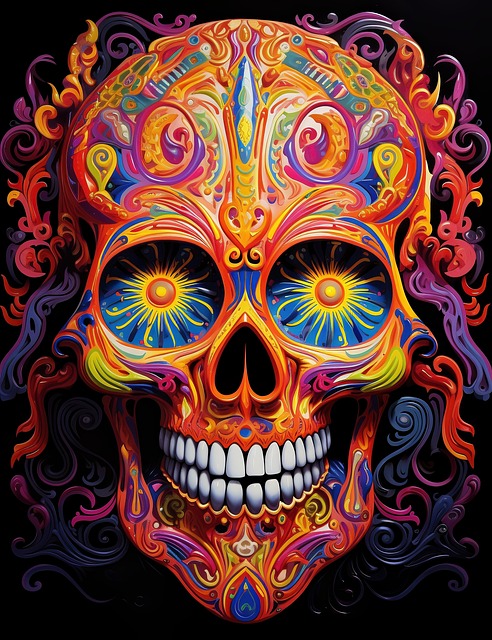 Free Skull Ai Generated illustration and picture
