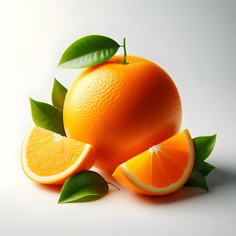Ai Genereret, Orange, Frugt, Skive, Sød