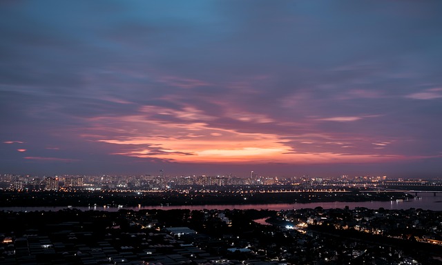 Free Sunset City photo and picture