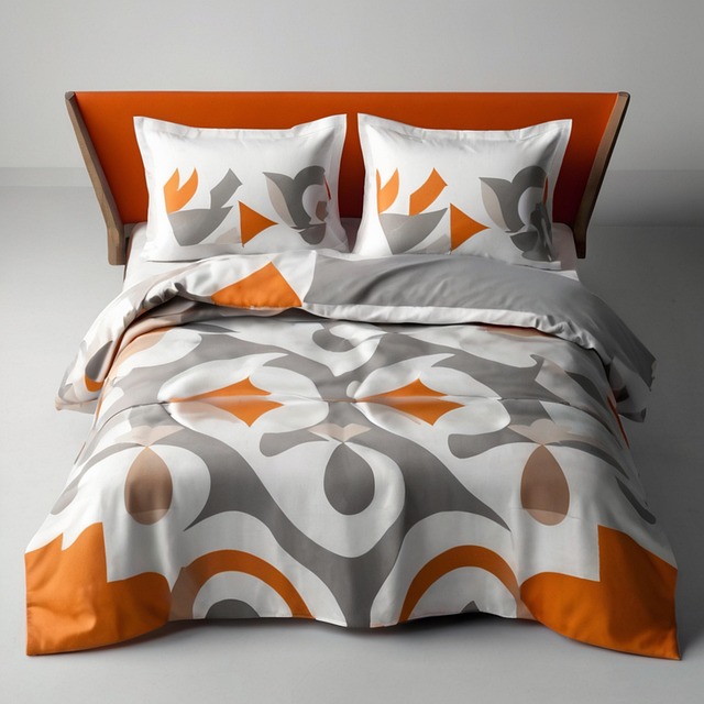 Free ai generated double bed illustration