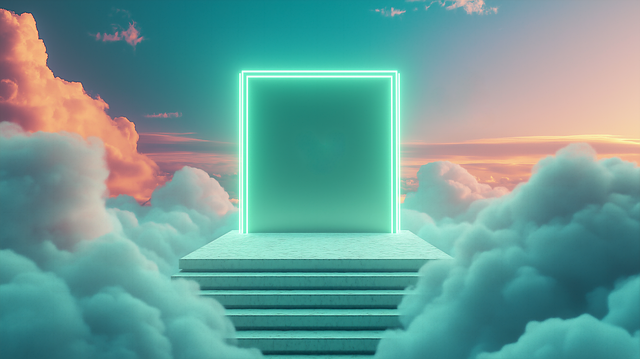 Free ai generated stage clouds illustration