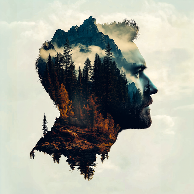 Free nature forest landscape illustration