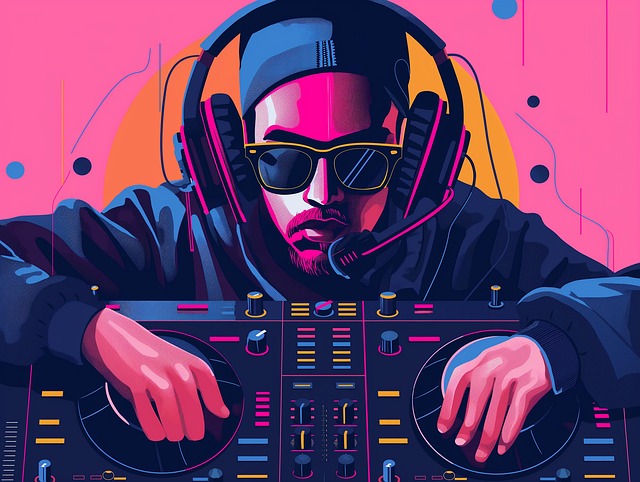 Ai Generované, Dj, Gramofón, Muž, Disk