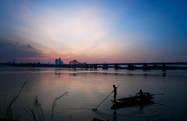 Free Vietnam Sunset photo and picture