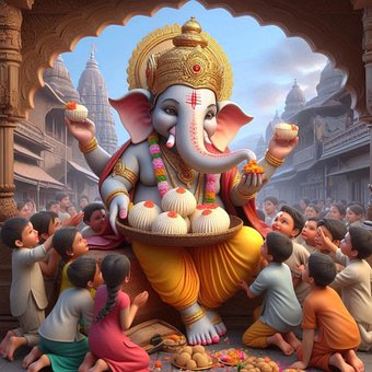 Free Ganapati Ganesha illustration and picture
