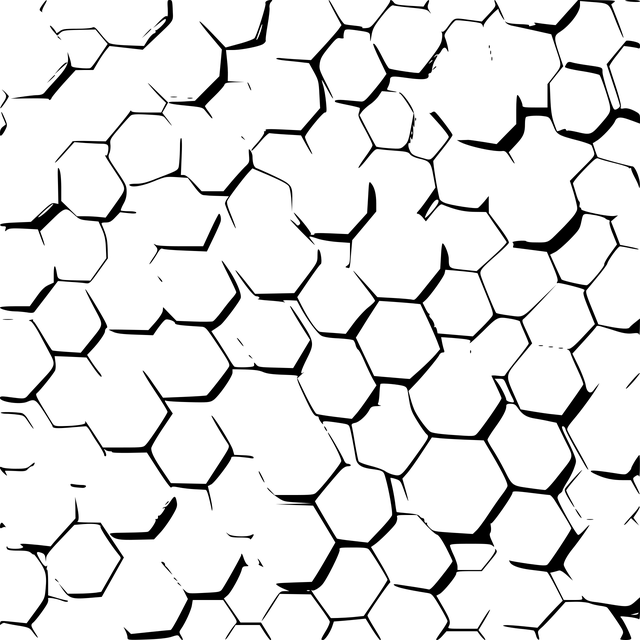 Abstrakt, Hexagon, Stapel, Fliesen, Rau