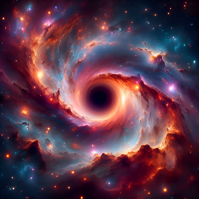 Free Ai Generated Black Hole illustration and picture