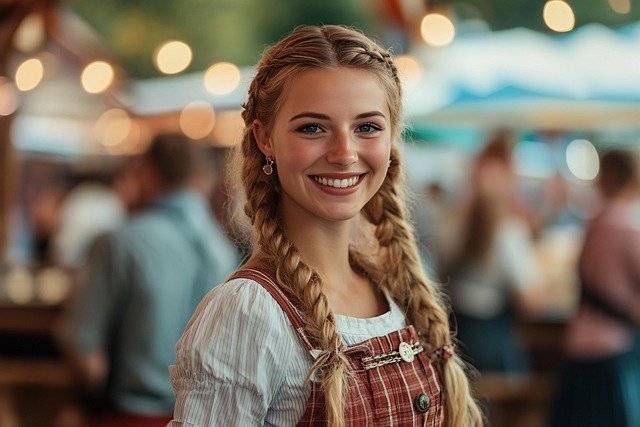 Free ai generated woman waitress illustration