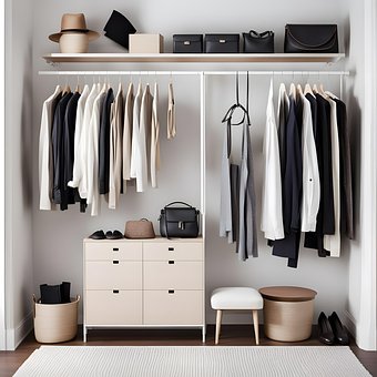 Ai Generert, Garderobe, Klær, Møbler