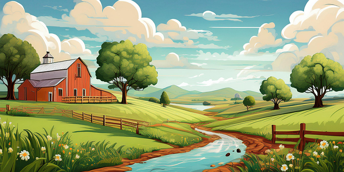 Free Farm Nature illustration and picture