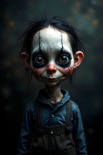 Download free HD stock image of Ai Generated Dark Free ai generated dark child illustration