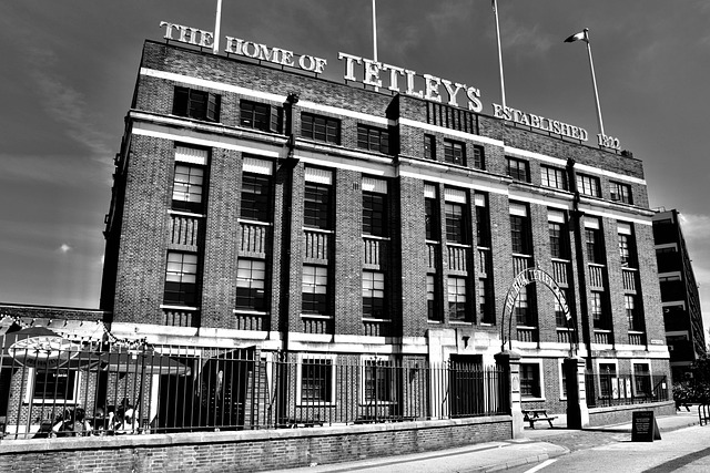 Bryggeri, Tetley, Leeds, Dk, Øl, Centrum