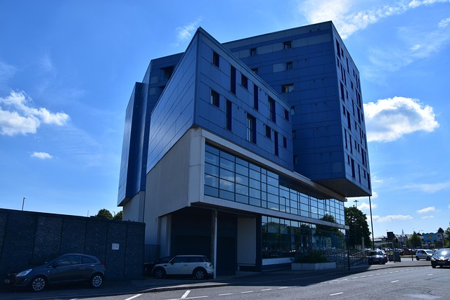 By, Arkitektur, Moderne, Blok, Centrum