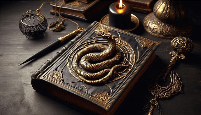 Free ai generated snake altar illustration