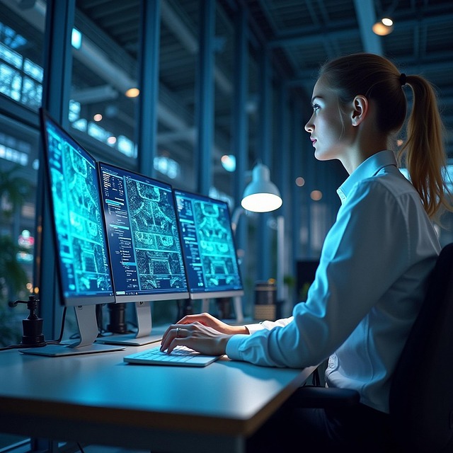 Download free HD stock image of Ai Generated Workplace Free ai generated workplace woman illustration