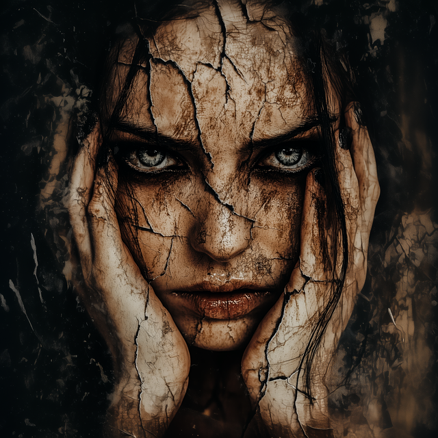 Free ai generated anger depression illustration