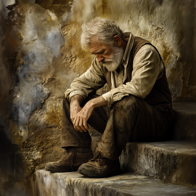 Free ai generated man elderly illustration