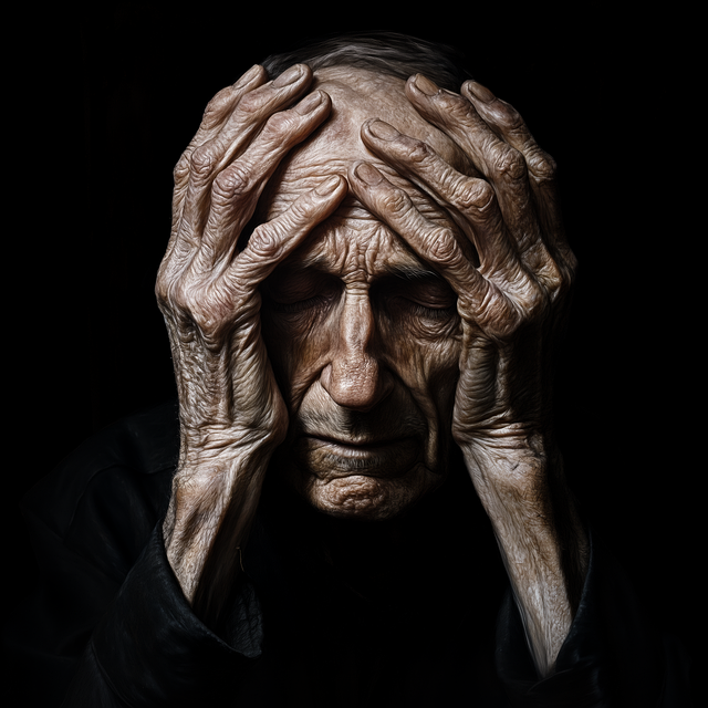 Free ai generated elderly senior illustration