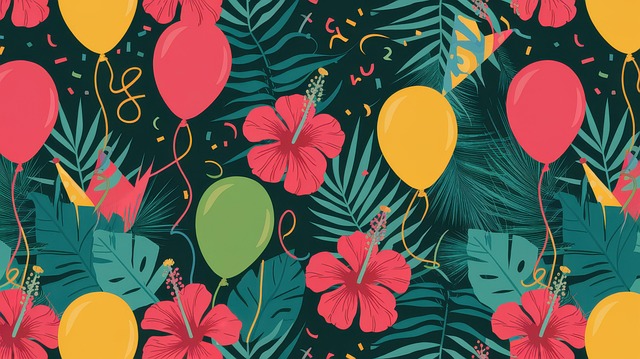 Free Tropical Palmleaves illustration and picture