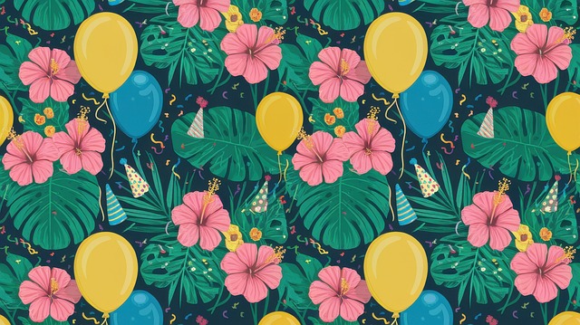 Free Tropical Palmleaves illustration and picture