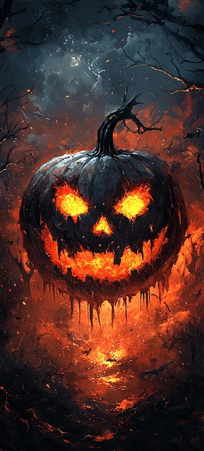 Free Ai Generated Jack O' Lantern illustration and picture
