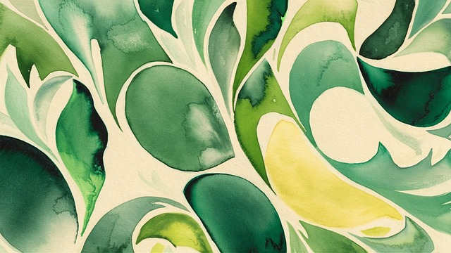 Free ai generated abstract painting vibrant colors illustration